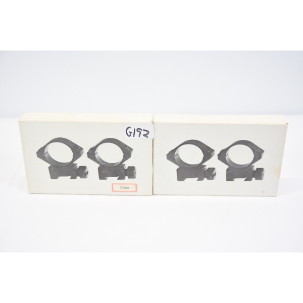 2 Sets 22mm Riflescope Rings 