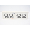 Image 1 : 2 Sets 22mm Riflescope Rings 