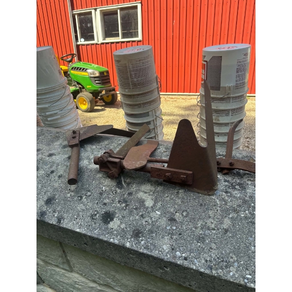 Assorted Vintage Row-Crop Cultivator & Agricultural Implement Attachments 