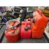 Image 1 : 3 Assorted Size Gas Cans 