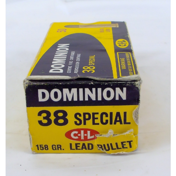 39 Rounds Dominion 38 Special Ammunition & 5 Shot Brass 