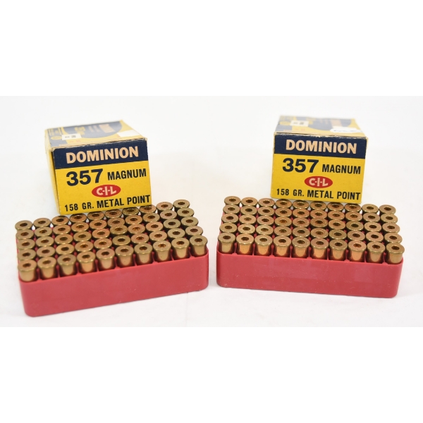 100 Pieces CIL 357 Mag New Unprimed Brass