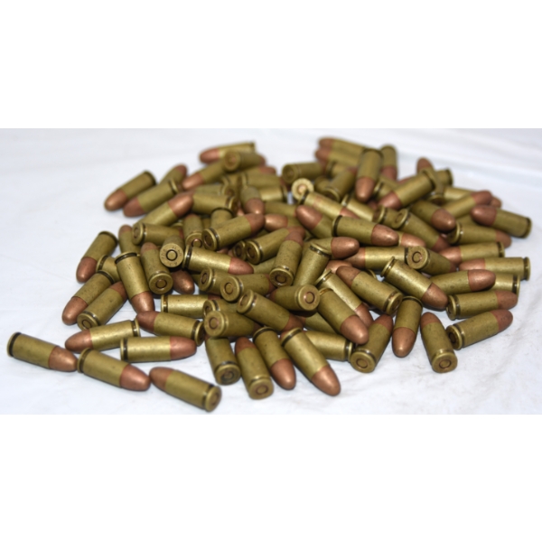 100 Rounds Military 9mm Ammunition