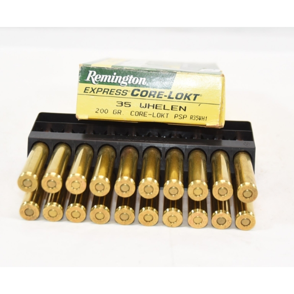 20 Rounds Remington 35 Whelen 200gr PSP Factory Ammunition