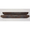 Image 2 : 2 Raw Steel Industrial Metal Bars  