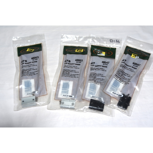 2 Sets Of Weaver Scope Bases 