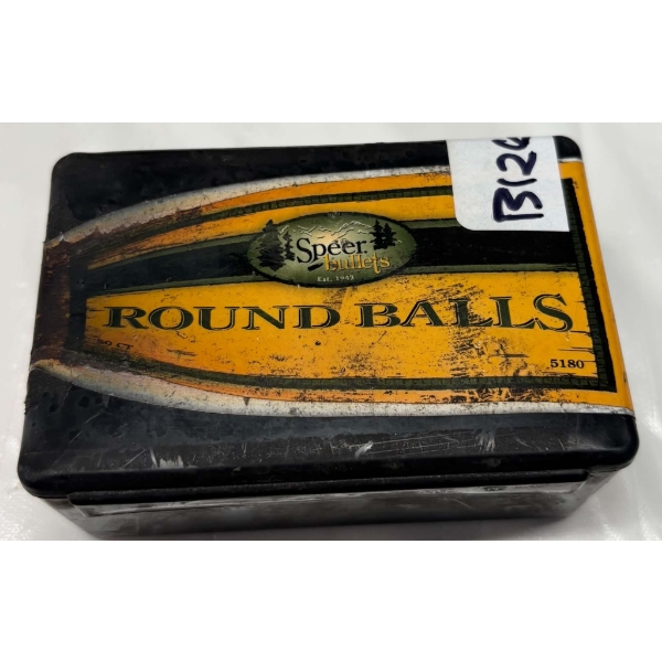 50 Pieces Speer .570" Lead Round Balls