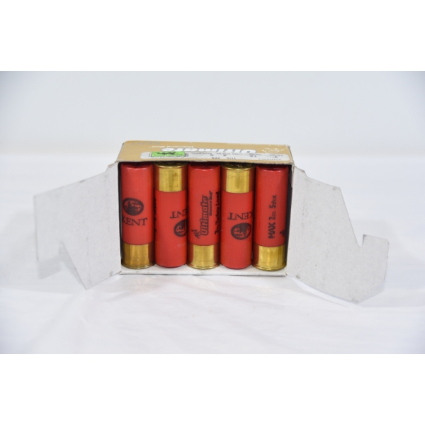 10 Rounds Kent Ultimate 12 Gauge 3" #5 Shot Ammunition 