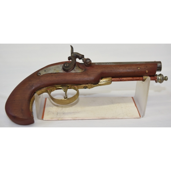 Unknown Make Single Shot Percussion .45 Caliber Pistol