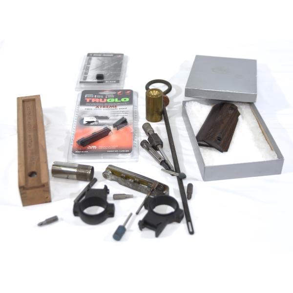 Box Lot Assorted Firearms Related Tools & Parts