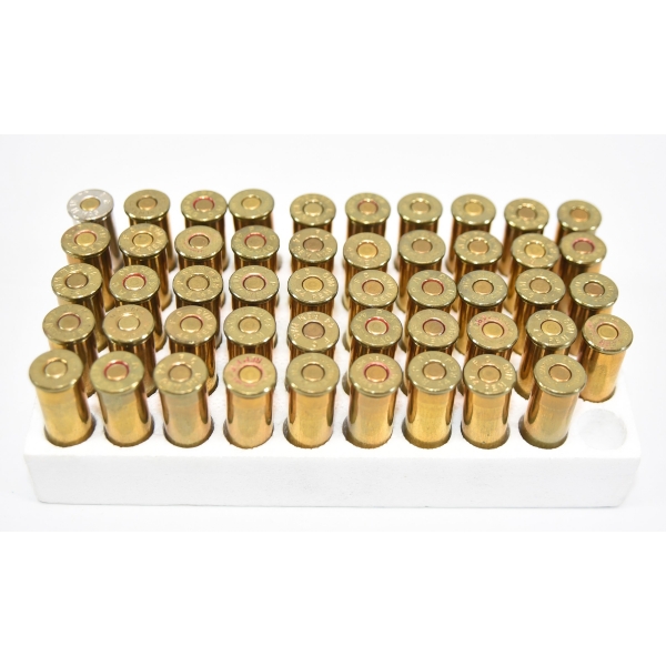 49 Rounds Commercially Reloaded .44 Magnum LSWC Ammunition
