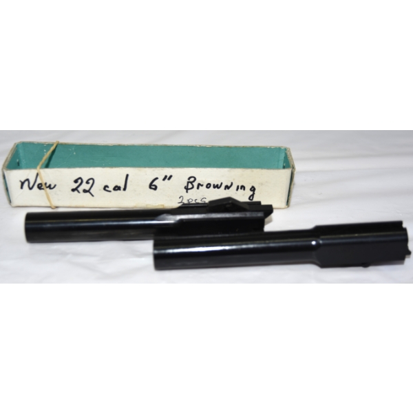 2 Browning 6" Pistol Barrels