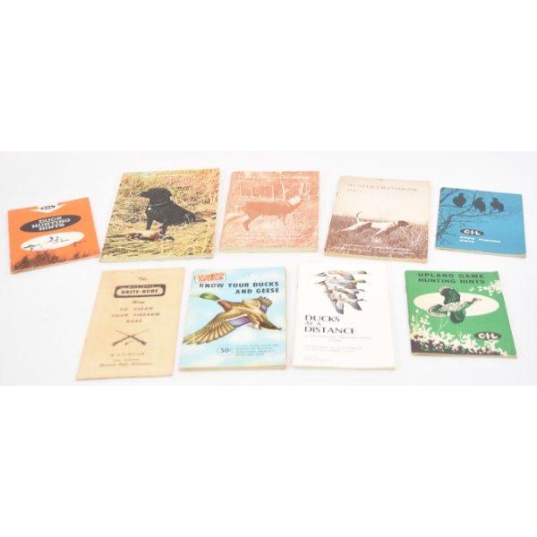 Box Lot 9 Vintage Hand Books