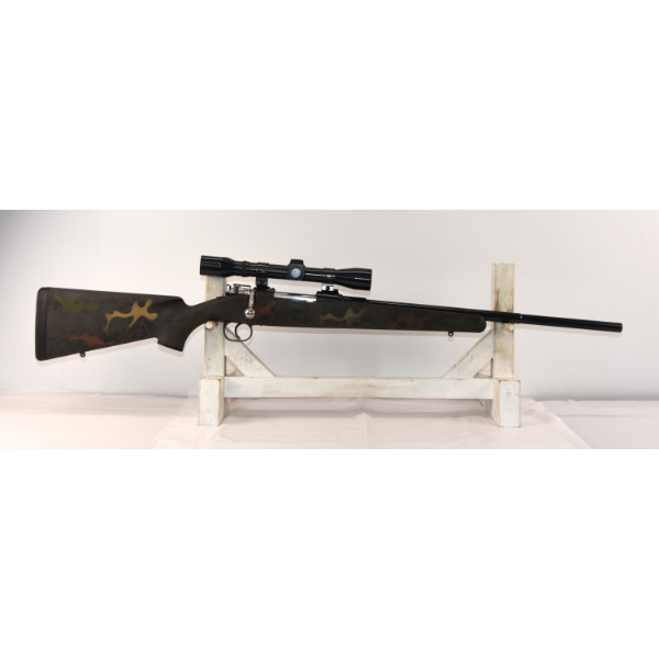 Mauser M96 Bolt Action 6.5x55 SM Caliber Sporterized Rifle With Scope