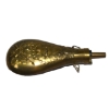 Image 2 : Large Brass Powder Flask Early Reproduction