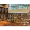 Image 3 : Large Assortment of Hardware/Organizers, Fasteners & Vintage Yardsticks