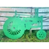 Image 1 : Large Wooden Tractor Yard Décor 