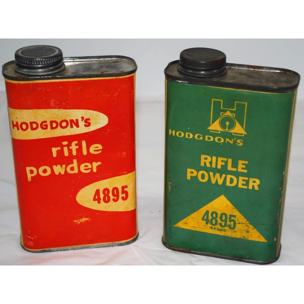.30kg  Hodgdon's Red Rifle Powder -4895 & .34kg Hodgdon's Green Rifle Powder - 4895