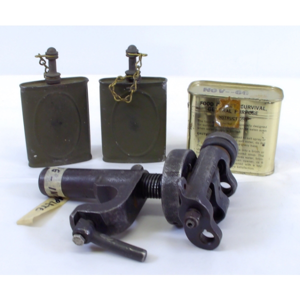 Box Lot Mixed Military Items