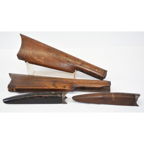 Pair Of Wood Forearms And Rear Stocks  