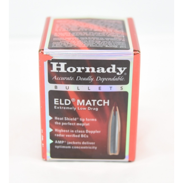 70 Rds. Hornady Eld Match 22 CAL 52gr .224 Bullets 