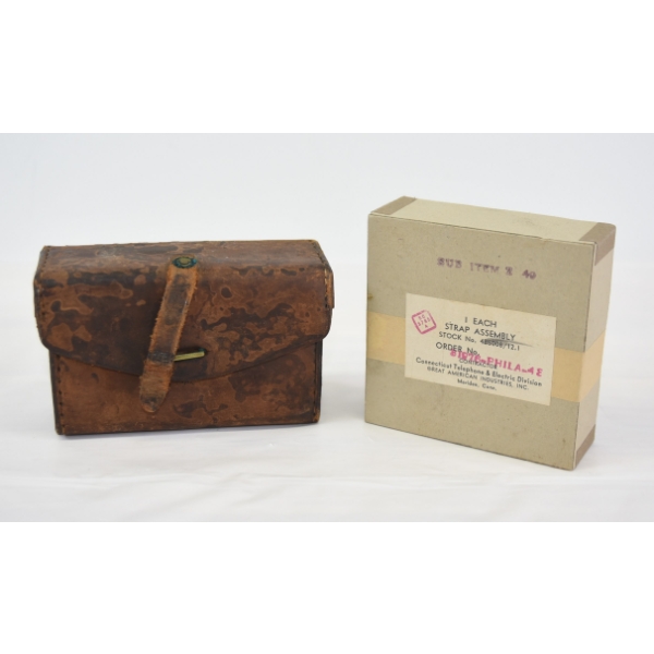 Leather Ammo Pouch & 1 Webbing Strap