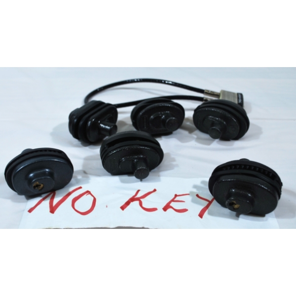 Small Jar of Assorted Trigger Locks with No Keys 