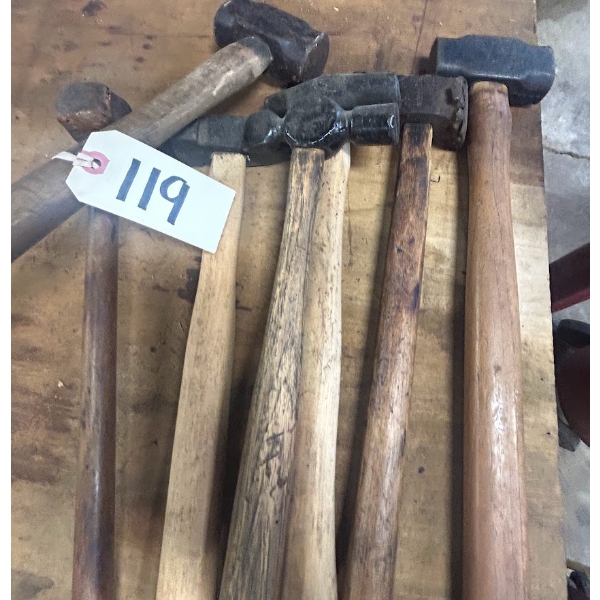 Lot of 6 Vintage Hammers