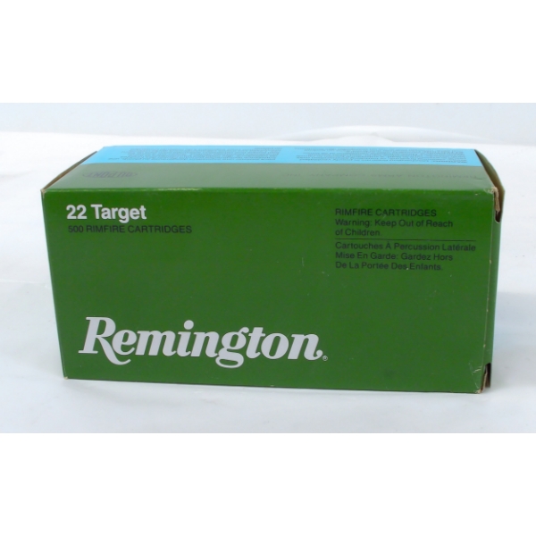 500 Rounds Remington Target 22 LR Ammunition