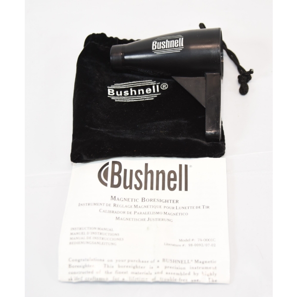 Bushnell Magnetic Boresighter Model #:74-0001C In Pouch With Papers Excellent Condition