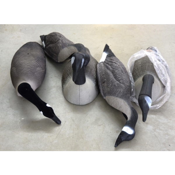 5 Large Goose Decoys