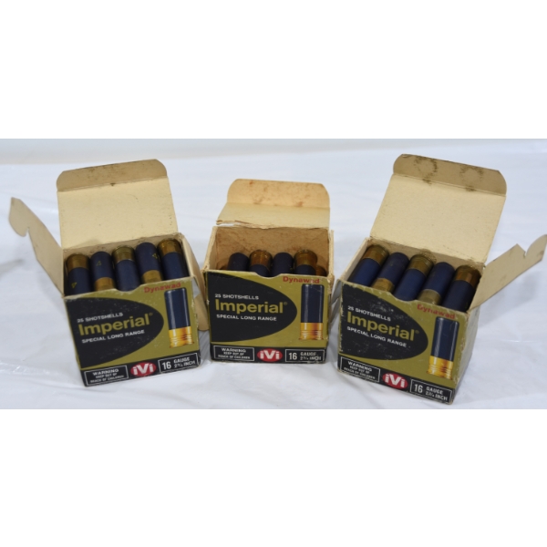 69 Rounds Imperial 16 Gauge #4 Shot Ammunition