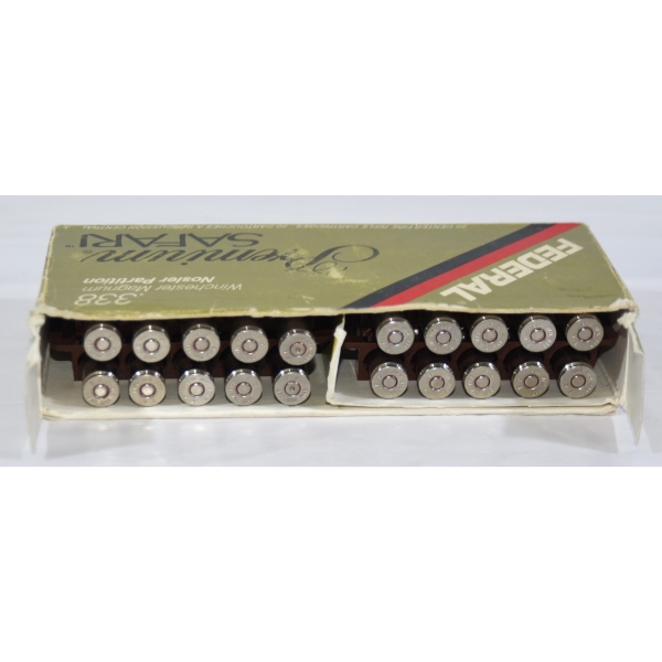 18 Rounds Federal Premium Safari .338 Win Mag 210gr Ammunition 