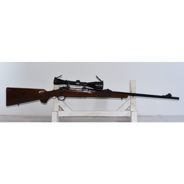 Ruger M77 Bolt Action .338 Win Mag Caliber Rifle With Scope & Ported Barrel