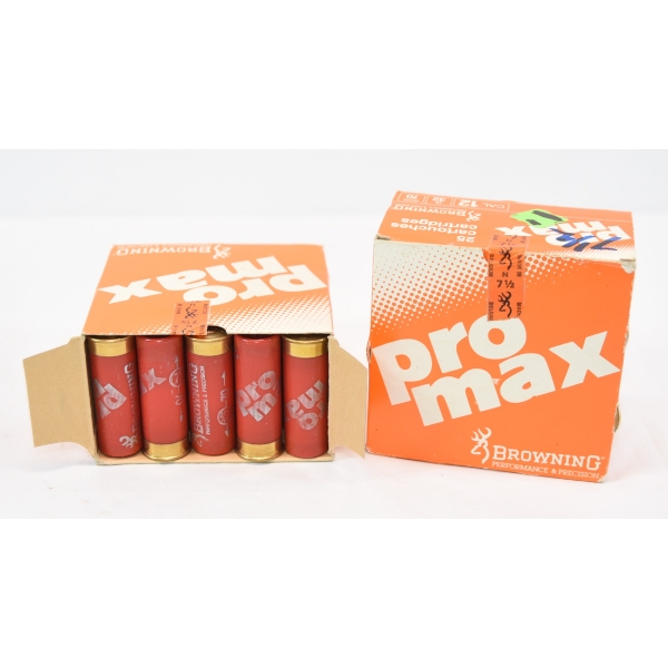 50 Rounds Browning Pro Max 12 Gauge 2-3/4" Ammunition