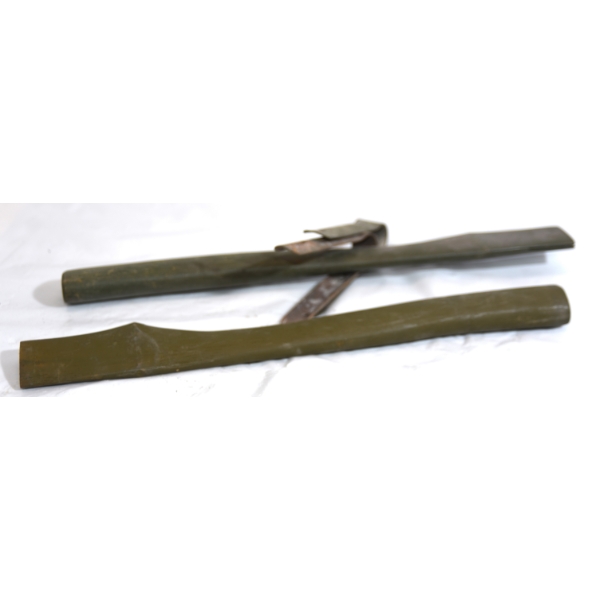 Box Lot Hatchet Handles & Shovel Brackets