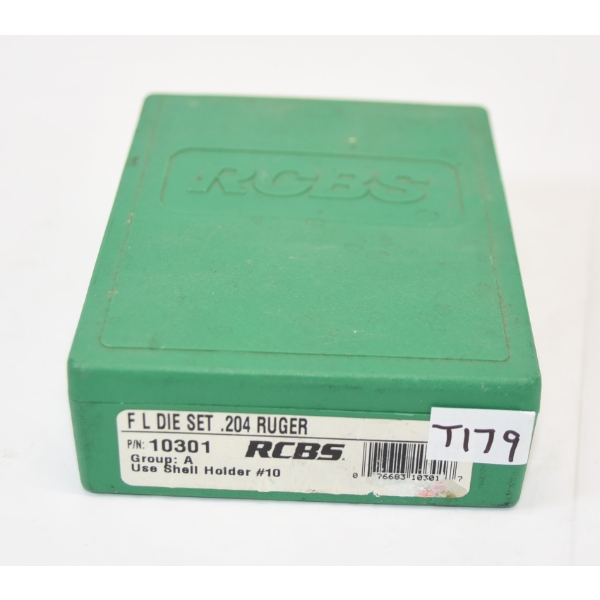 1 Set RCBS 204 Ruger 2 Die Set