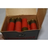 Image 2 : 22 Rounds Winchester 12 Gauge 2-3/4" 1-1/8oz Steel #4 Ammunition & 12 Gauge Leather Shell Belt