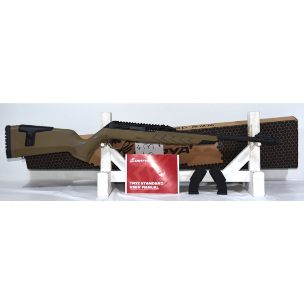 Derya TM22 A-18 Semi Automatic .22 LR Caliber Rifle With Box & 2 Magazines