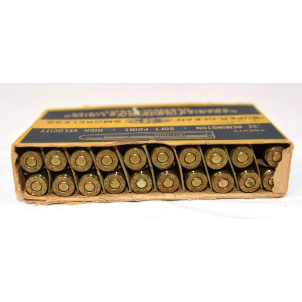 20 Rounds Dominion .32 Remington 170gr SP Ammunition 