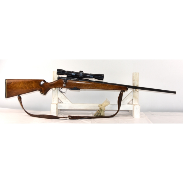 CIL Model 830 Bolt Action .222 Rem Caliber Rifle With Scope & Sling