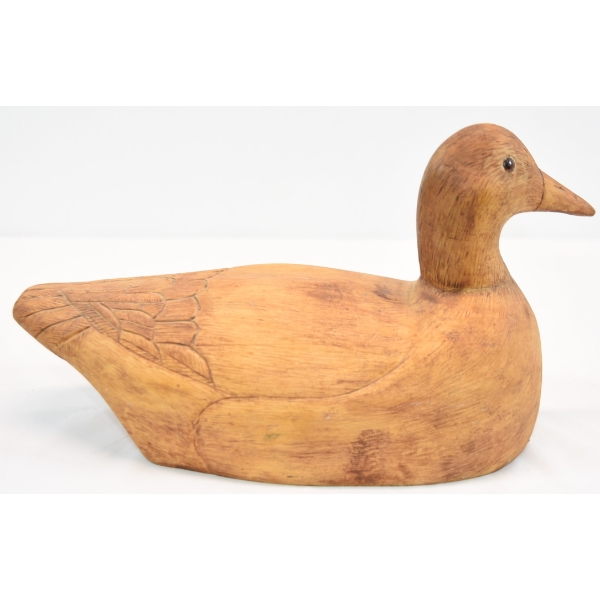 Hand Carved Wooden Duck