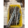 Image 2 : Assorted Nails, Fasteners & Rotating Hardware Organizer 