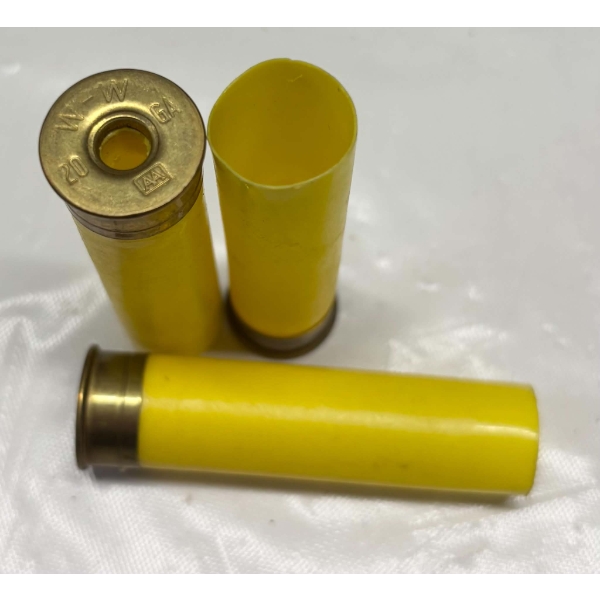 Approximately 70 Pieces 20ga Unprimed Shotgun Hulls 