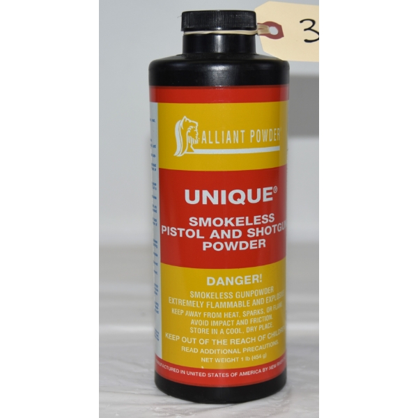 534 Gram Bottle UNIQUE Smokeless Pistol Pistol & Shotgun Powder 