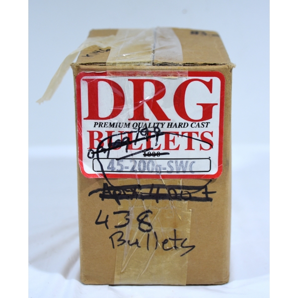 438 Pieces 45 Cal 200gr Semi Wad Cutter Lead Bullets 
