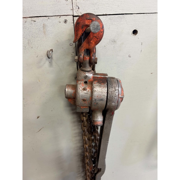 Heavy Duty Lever Chain Hoist / Ratchet Come-Along w/ Load Chain & Hooks