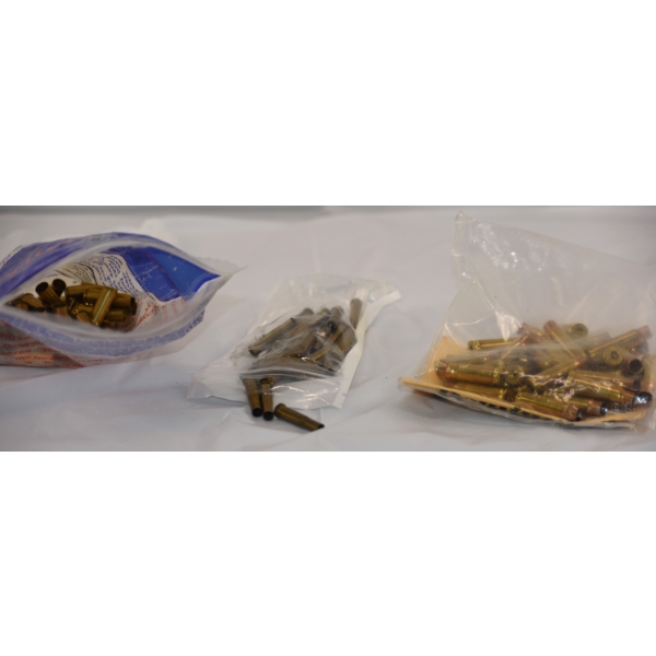 84 Pieces  Mixed Unprimed Brass