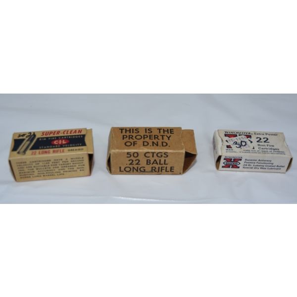 Box Lot Mixed 22cal. Ammunition