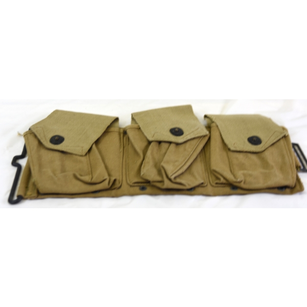 WWII US Army M1918 Assistant BAR Browning Gunner Ammo Belt